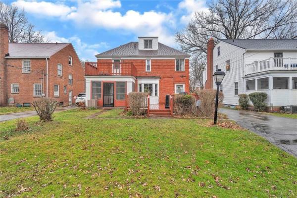 Outside view from backyard of 16164 Glynn Rd East Cleveland, OH 44112, Cleveland, Ohio house for sale listed by Will Davis, Ohio probate specialist and realtor